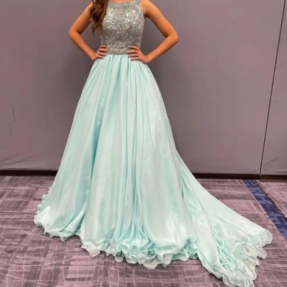 Custom Pageant Ball Gown - Picture 2 of 3